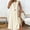 Beige, variant on Casual Summer Dresses for Women Graduation Guest Dress 2026 Striped Print Sleeveless Crew Neck Patchwork Breathable Regular Fit Calf Length Dress Basic for Work and Office S-2XL