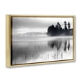 thumbnail image 4 of Stupell Industries Serene Lake Reflection Landscape Photography Gold Floater Framed Art Print Wall Art, 31 x 21, 4 of 10