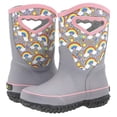 thumbnail image 6 of MCIKCC Unisex Kids Waterproof Rain Boots Rubber Boots for Toddlers Gray & Pink 6 Big Kid, 6 of 7
