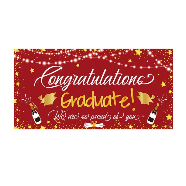 Ganfancp Banner de Graduado Gran Clase de 2022 Decoraciones Felicidades Fotografía de Fiesta Liquidación X 1