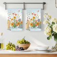 thumbnail image 3 of Cats Flowers Kitchen Towels Set of 3, Spring Floral Elegant Pastoral Absorbent Dish Towels for Kitchen, Microfiber Hand Towel, Quick Drying Tea Towel for Cleaning Decorative Dishcloths, 3 of 7