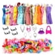thumbnail image 2 of Conjunto de accesorios para muñecas Barbie accesorios para muñecas Barbie 32 Tmvgtek  artículos 10 vestidos a la moda + 4 gafas + 6 collares + 2 bolsos + 10 zapatos, 2 of 8