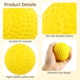 thumbnail image 4 of 12Pcs Pitching Machine Baseballs, 9in Dimpled Practice Softballs, Training Baseballs for Hand-Eye Coordination, Sports Balls for Hitting and Fielding Practice, 4 of 6