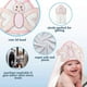 thumbnail image 3 of Newborn Baby Hats Mittens Set Hospital Hat Beanie Infant Bow Hats Baby Cotton Banmo, 3 of 5