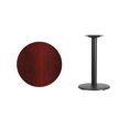 thumbnail image 2 of Bowery Hill Table de Salle à Manger Ronde 24" en Acajou Noir, 2 of 2