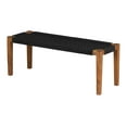 thumbnail image 2 of South Shore Hoya Wood and Rope Bench, in Black and Natural, 2 of 11