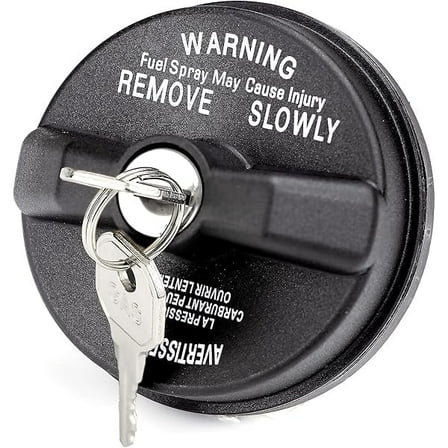 Locking Gas Cap, Lock Fuel Cap For Jeep Wrangler JK TJ, Liberty, Cherokee, Compass, Grand Cherokee, Commander, Patriot & Dodge Ram 1500 2500,Journey,Caravan,Charger,Challenger,Dakota,Durango,Avenger