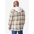 thumbnail image 2 of Boulder Creek By Kingsize Men's Big & Tall  Removable Hood Shirt Jacket, 2 of 4