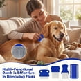 thumbnail image 3 of Dwellin 7 Pack Flea Comb,Stainless Steel Dog Cat Grooming Combs with Rounded Tooth for Remove Fleas Lice Eggs Double Sided Tear Stain Remover Dematting Tool for All Types of Small Medium Large Pet, 3 of 7