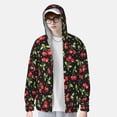 thumbnail image 4 of Easygdp Sweet Red Cherry Lightweight Long Sleeve Sun Shirt Sports long-Sleeved Sun Protective Clothing, Quick Drying Breathable - Small, 4 of 9