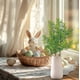 thumbnail image 4 of Tallo de vegetación artificial, ramo de follaje artificial, arreglo realista de plantas con hojas simuladas, 42 cm, para boda, centro de mesa, decoración del hogar, 4 of 6