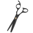 thumbnail image 5 of Portable 6 Inch Length Thinning Scissors for Long Short Thick Hard Soft Hair for Men Women Black, 5 of 6