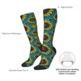 thumbnail image 5 of Picia Women Crew Soft Moisture-wicking Socks Sunflowers Pattern Design Cotton Socks, One Size fit All, 5 of 9