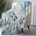 thumbnail image 3 of God Says You are Blankets Inspirational Christian Blanket Soft Lightweight Air Conditioner Blanket Religious Bible Verse Throw Blanket Gifts for Men Women Friends Faith 80X60 Inch, 3 of 6