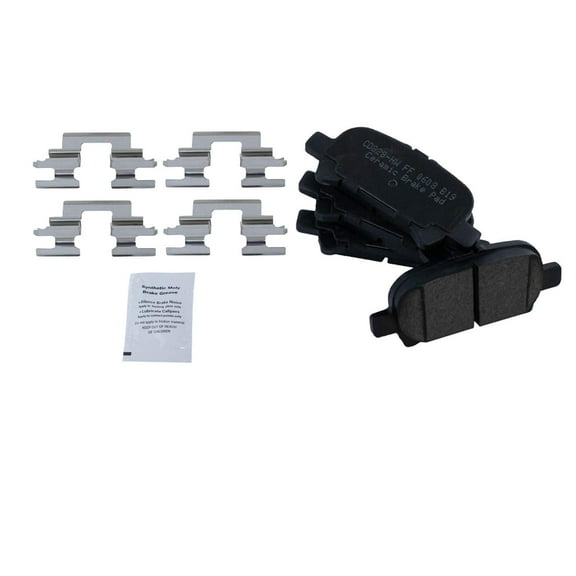 TRQ Rear Ceramic Brake Pad LH & RH Set Kit for Toyota Avalon Camry Solara BFA73202