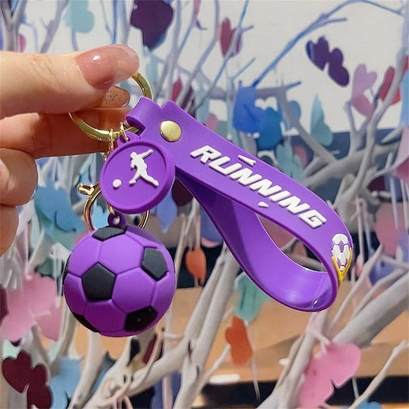 Qaailabf European Cup Football Keychain | Stainless Steel Pendant | Durable Rust-Free Material | Football Gifts for Players & Coaches | 3.7x2.4cm Size | For Backpacks, Cars, Keys | Gift for Football