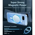 thumbnail image 2 of KOMI for Google Pixel 8A Case: Support Magnetic Charging Frosted Translucent Back Protective Phone Cover - Matte Military Grade Full Protection Drop Proof Shockproof Tough Cases - 6.1 inch (Black), 2 of 5