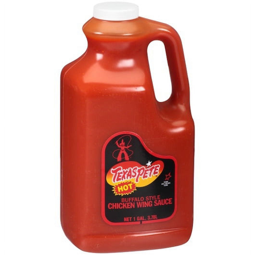 (Price/Case)Texas Pete Buffalo Style Hot Chicken Wing Sauce, 1 Gallon, 4 per case