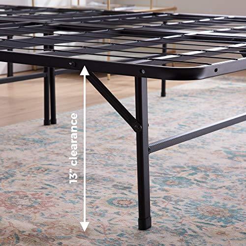 Linenspa 14 inch folding on sale metal platform bed frame