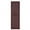 Burgundy, variant on Perfect Shutters Premier Louver Exterior Decorative Shutter, Dark Gray - 15 x 55 in.