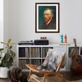 thumbnail image 4 of Art.com Self-Portrait Art Print by Vincent van Gogh, Brown Frame Wall Art, 32" x 40", 4 of 5