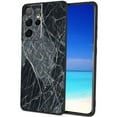 thumbnail image 1 of Compatible with Samsung Galaxy S22 Ultra Phone Case, Dark-Marble-214 Case Silicone Protective for Teen Girl Boy Case for Samsung Galaxy S22 Ultra, 1 of 1