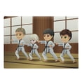 thumbnail image 1 of Karate Cutting Board, Children Practicing Self Defence Martial Arts in Dojo Funny Graphic, Decorative Tempered Glass Cutting and Serving Board, in 3 Sizes, by Ambesonne, 1 of 2
