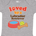 thumbnail image 4 of Inktastic Labrador Retriever Loved by a Boys or Girls Baby Bodysuit, 4 of 5