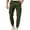 Army Green, variant on toraway Summer Black Cargo Pants Men Big and Tall Men's Casual Pants Casual Sweatpants Jogging Pants Outdoor Pants Pockets XXL