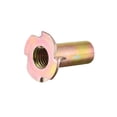 thumbnail image 5 of M10x30mm T-Nuts 4 Pronged Tee Nut Carbon Steel Color Zinc Plating 24 Pack, 5 of 5