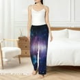 thumbnail image 4 of Gukieu Planets Stars And Galaxies1 Print Women's Home Trousers, with Pockets and Drawstring Pajamas, Home Pajamas, Sleepwear-Small, 4 of 6