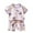 K-White, variant on ZQUUVOU Toddler Baby Girl Clothes Summer Ruffle Sleeve T-Shirt Tops Shorts Outfits Set C-Pink