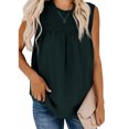 thumbnail image 3 of Camisa Sin Mangas De Verano Para Mujer, Estilo Casual, Poliéster Suave, Tipo Suelto, Decoración De Puntos, Camisa Sin Mangas De Verano Para Todos Los Días Ccdes Otros, 3 of 6