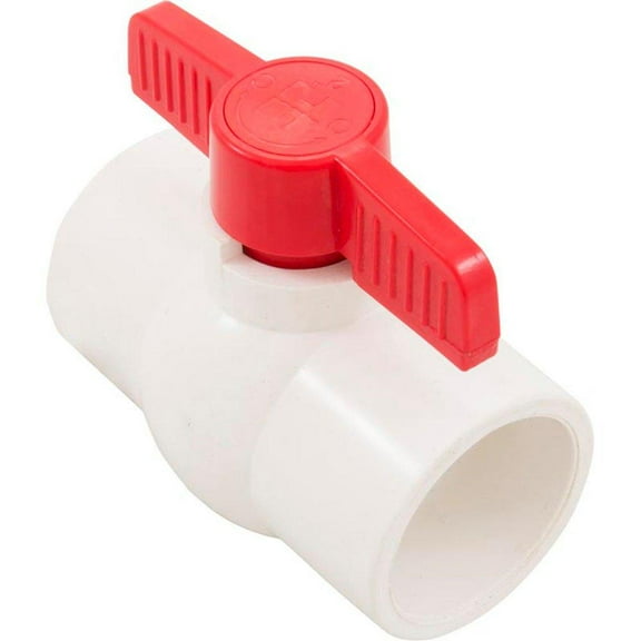 Hayward 2" Pvc Compact Ball Valve Soc Epdm Tpv White QVC1020SSEW