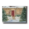 thumbnail image 1 of Epic Graffiti 'Stone Cottage Winter Beauty' by Pam Britton, Canvas Wall Art, 26"x18", 1 of 2