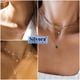 thumbnail image 2 of Collar inicial de plata esterlina Silvora con circonita cúbica letra N colgante, 2 of 8