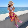 thumbnail image 5 of Cushionaire Orbit Kids Sandals Lightweight Waterproof EVA Slides with Adjustable Buckle Everyday Casual Comfort Girls Sandals, 5 of 25