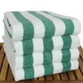 thumbnail image 3 of Luxury Hotel & Spa Towel 100% Egyptian Cotton Pool Beach Towels - Cabana - Green - Set of 4, 3 of 4
