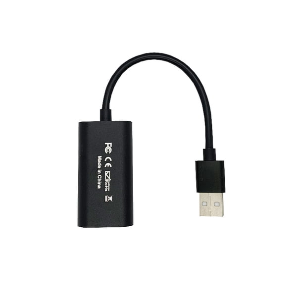 Tarjeta de captura de vídeo HDMI a USB - USB 2.0, compatible con resolución 1080p, sin necesidad de alimentación externa, ideal para grabar juegos y retransmisiones en directo