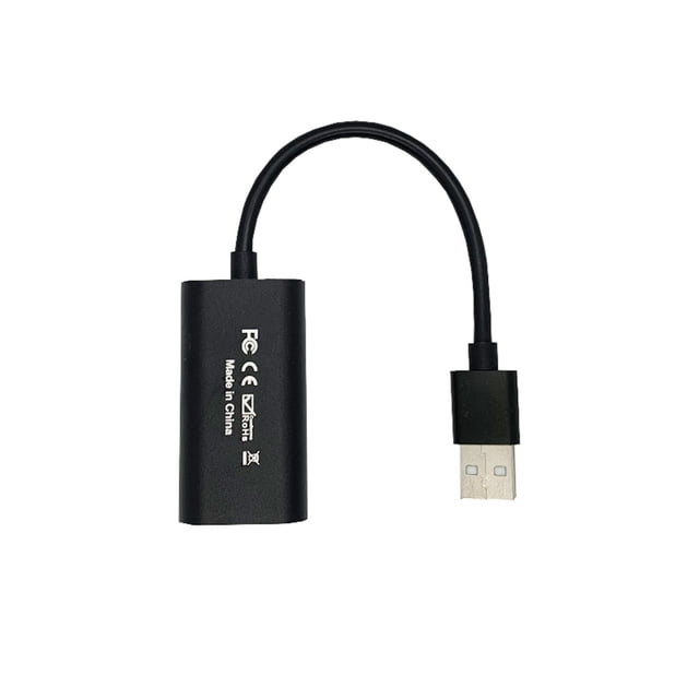 HDMI to USB Video Capture Card - USB 2.0, Supports 1080P Resolution, No External Power Needed, Ideal for Game Recording and Live Streaming