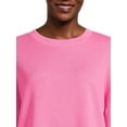 thumbnail image 5 of Time and Tru Women's Tunic Sweatshirt with High-Low Hem, Sizes XS -4X, 5 of 5