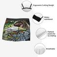 thumbnail image 3 of Uemuo fishing bass Pattern Men's Boxer Briefs,Trunk Anti-Chafing,Comfortable, Durable, and Stylish Underwear-XX-Large, 3 of 5