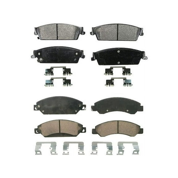 Brake Pad Set - Compatible with 2007 - 2013 Cadillac Escalade EXT 2008 2009 2010 2011 2012