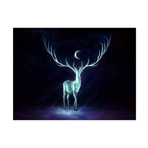 Trademark Fine Art Animals Canvas Art ' Nightbringer ' by JoJoesArt