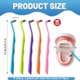 thumbnail image 2 of XIRQI 10 Pack Dental Teeth Plaque Remover Brushes Tools,Ergonomic Handle Design,Multicolor Tooth Stain Eraser Tartar Polisher Cleaning Kit for Oral Care, 2 of 11