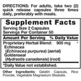 thumbnail image 3 of Nature's Truth Echinacea & Goldenseal Root Natural Whole Herb 100ct, 5-Pack, 3 of 5