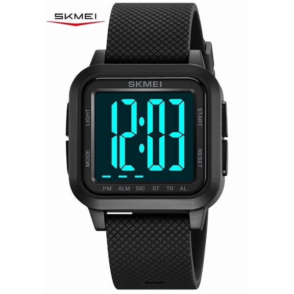 SKMEI Men Watches Digital Watch for Men Sports Military Waterproof Wrist Watches with LED/Alarm/Stopwatch