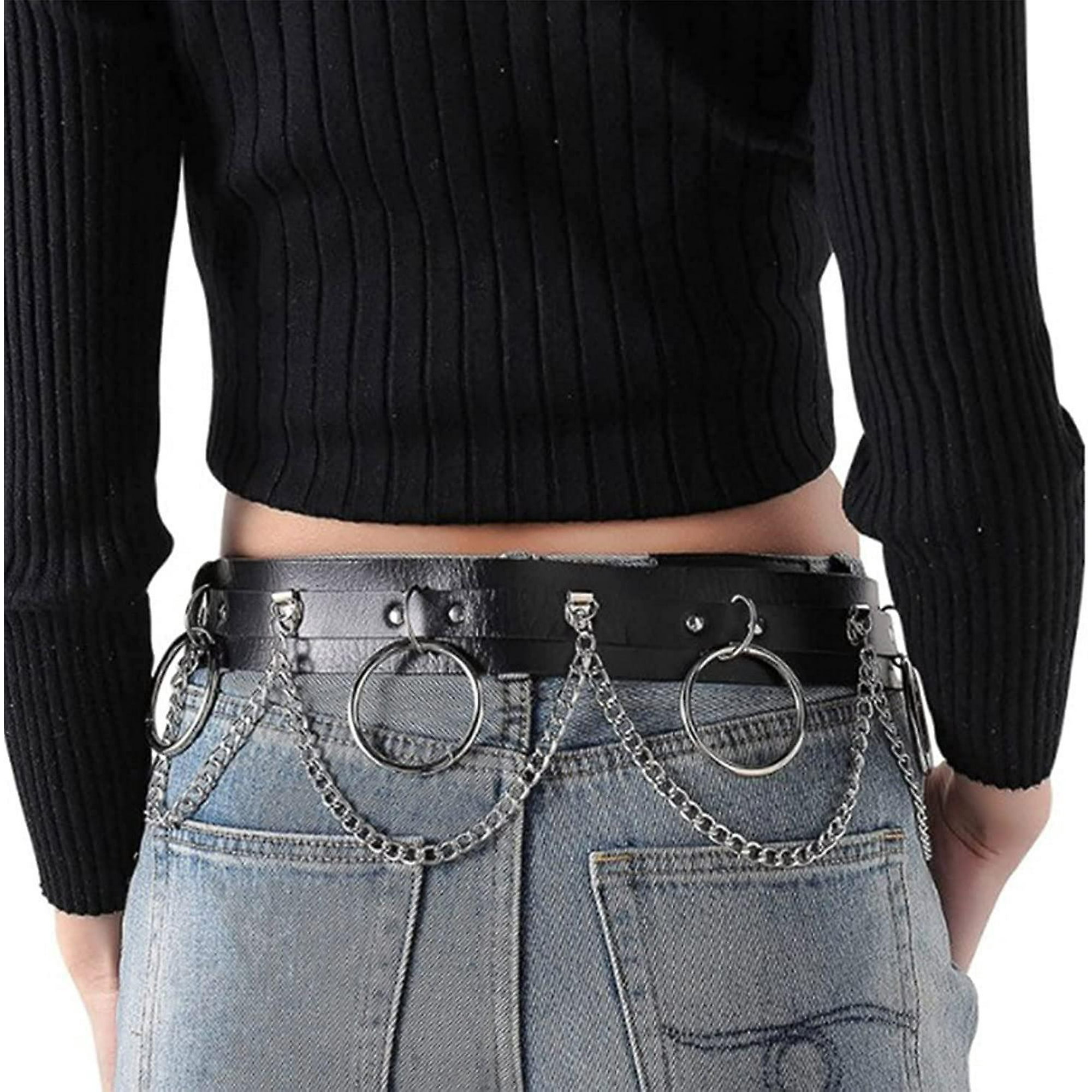 Women s Punk Belt Gothic Belt Gothic Waist Belt Chain Belt For Women Punk Chain Walmart