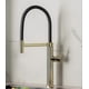thumbnail image 3 of Feder universal pullout kitchen faucet, carved faucet for hot and cold water, can be rotated and telescopic, copper body, 3 of 5