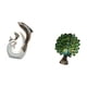 thumbnail image 5 of Colección Moderna De Esculturas Abstractas De Delfines Y Pavos Reales En Cerámica Para La Oficina, La Sala De Estar, La Mesa De Centro, La Chimenea, La Estantería Y La Decoración Del Hogar., 5 of 8
